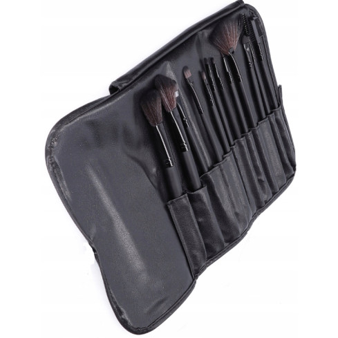 UR99C PĘDZLE DO MAKIJAŻU ZESTAW MAKEUP 12 SZT + ETUI