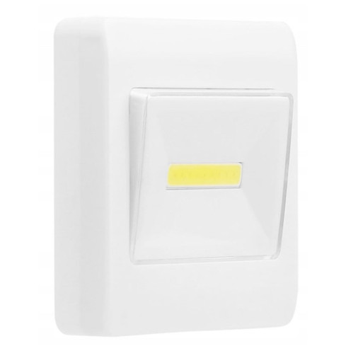 J2207 LAMPKA WŁĄCZNIK LED COB 3W NA BATERIE + MAGNES