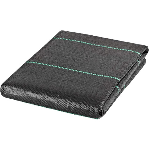 TG77638 Gruba agrowłóknina antychwastowa, agrotkanina 2x20m, czarna na chwasty, 40m2