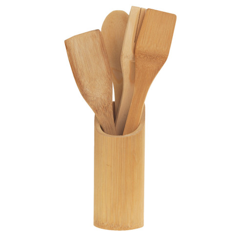 AF15 ZESTAW BAMBUSOWYCH PRZYBORÓW AKCESORIÓW KUCHENNYCH