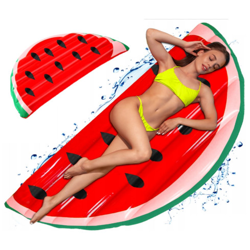 2651 MATERAC DMUCHANY PLAŻOWY XXL ARBUZ DO PŁYWANIA NA BASEN PLAŻĘ WAKACJE