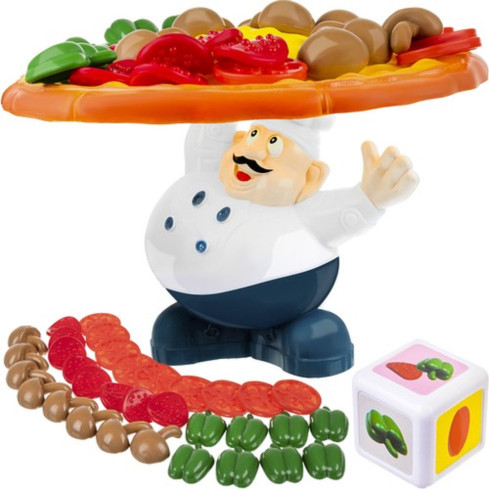 TG71195 GRA PIZZA RODZINNA UKŁADANKA ZRĘCZNOŚCIOWA UŁÓŻ PIZZĘ MISTRZ PIZZY