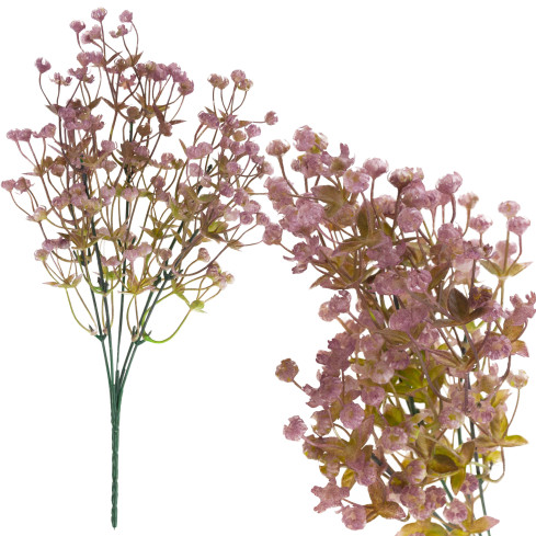 CV32157-1 Gipsówka, BUKIET Gipsówki GAŁĄZEK na Stroik 31 cm SZTUCZNE KWIAT, grób cmentarz