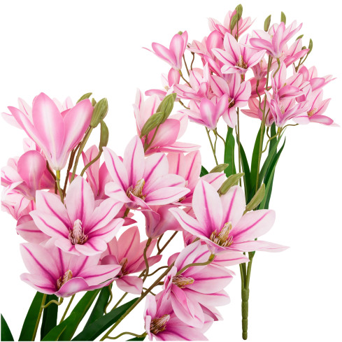 CV34944-3 LILIA SZTUCZNE KWIATY DUŻY BUKIET LILIE GAŁĄZKI DEKORACYJNE OZDOBNE