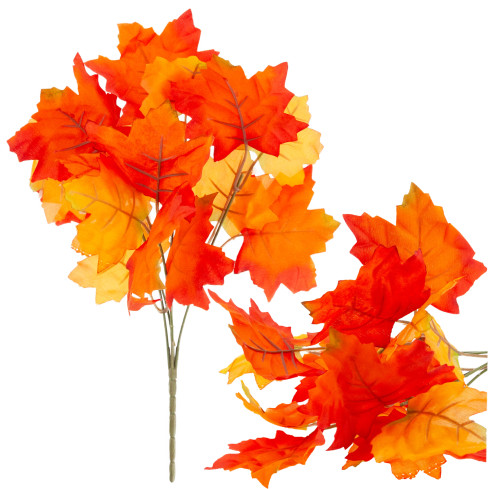 CV36041 SZTUCZNE JESIENNE LIŚCIE DO KOMPOZYCJI BUKIET LIŚCI STROIK JESIENNY GAŁĄZKA
