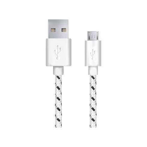 EB181W ESPERANZA KABEL MICRO USB 2.0 A-B M/M 2.0M OPLOT BIAŁY