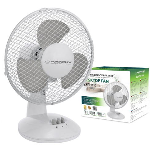 EHF004WE WENTYLATOR BIURKOWY ZEPHYR BIAŁO SZARY