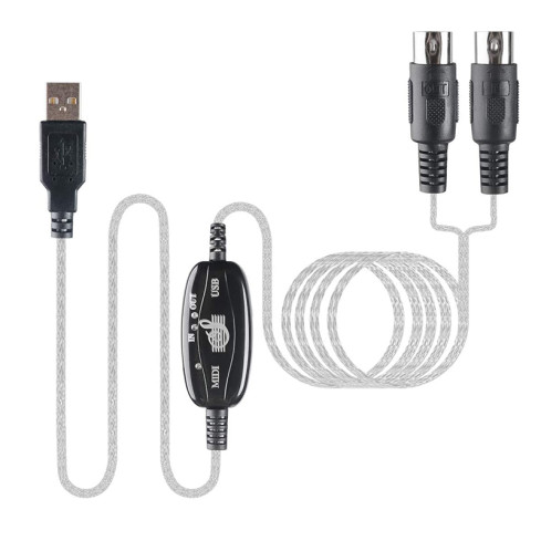 PC40 KABEL KONWERTER USB NA MIDI IN OUT INTERFEJS SZYBKA TRANSMISJA