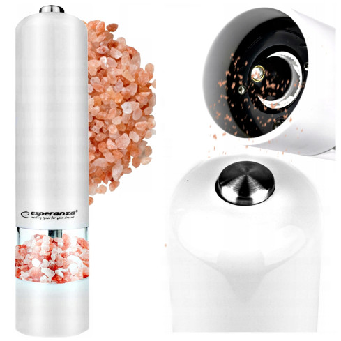 ES3B MŁYNEK DO PIEPRZU SOLI PRZYPRAW ELEKTRYCZNY ROZDRABNIACZ LED REGULACJA