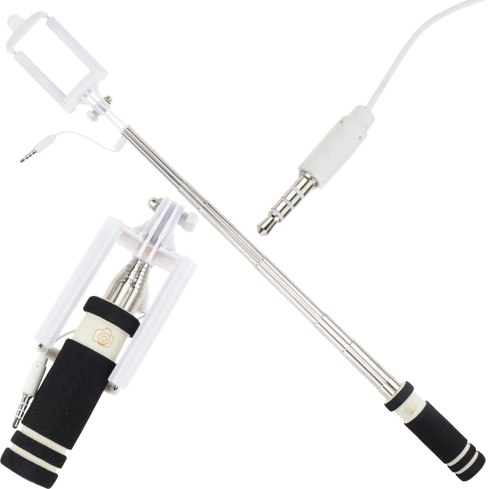 NN91 SELFIE STICK KIJEK Z KABLEM MONOPOD BLUETOOTH