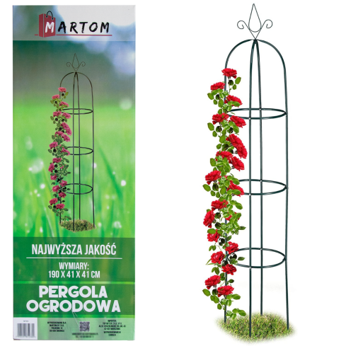 PERG-N0309 PERGOLA OGRODOWA KOLUMNOWA KOLUMNA SŁUP NA RÓŻE KWIATY pnące 190 cm