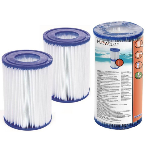 58094 FILTR DO POMPY BASENOWEJ FILTRUJĄCEJ TYP II - BESTWAY 2SZT