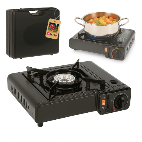 GAZ0957 KUCHENKA GAZOWA TURYSTYCZNA 2W1 NA KARTUSZE/BUTLE 2,8KW