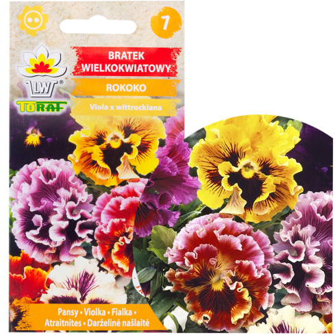 R3457 BRATEK WIELKOKWIATOWY ROKOKO 0,2G KWIATY TORAF