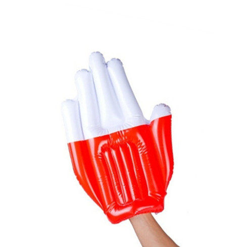 TG17362 RĘKAWICA KIBICKA POLSKA WIELKA DMUCHANA ŁAPA