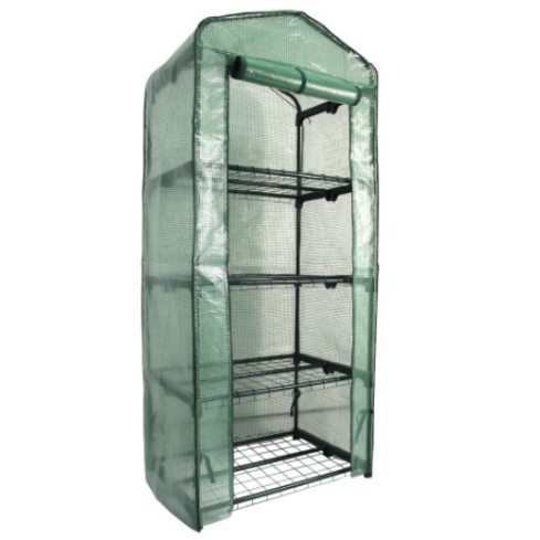 TG71365 SZKLARNIA OGRODOWA BALKONOWA regał 4 półki 160x70x50cm UV4 na BALKON FOLIAK