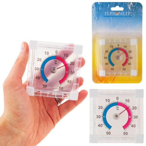 SS56 TERMOMETR ZAOKIENNY ZEWNĘTRZNY AKRYLOWY SAMOPRZYLEPNY