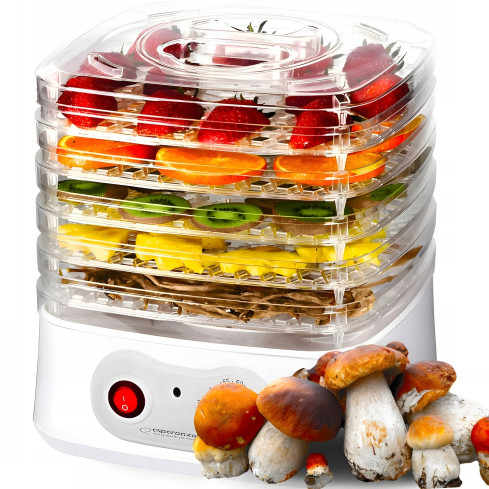 EKD004 SUSZARKA DO GRZYBÓW OWOCÓW WARZYW ZIÓŁ MOCNA 250W ESPERANZA EKD004