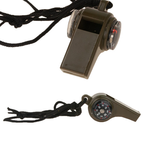 TG56533 GWIZDEK Z KOMPASEM TERMOMETR SURVIVAL PRZEŻYCIA TURYSTYCZNY BEZPIECZEŃSTWA