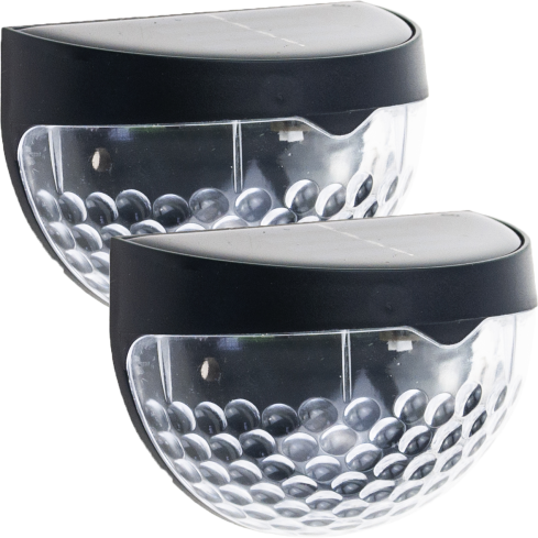 TG71393 LAMPA SOLARNA LED 2SZT./KPL LATARNIA KINKIET ŚCIENNY Z CZUJNIKIEM ZMIERZCHU