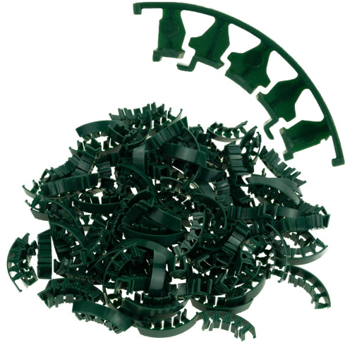 TG71408 Klipsy podpory do pomidorów, łuki do roślin, do gron łodyg pędów 100szt./kpl