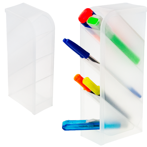 TG77669 ORGANIZER BIURKOWY PRZYBORNIK STOJAK NA DŁUGOPISY OŁÓWKI KREDKI PRZEGRÓDKI