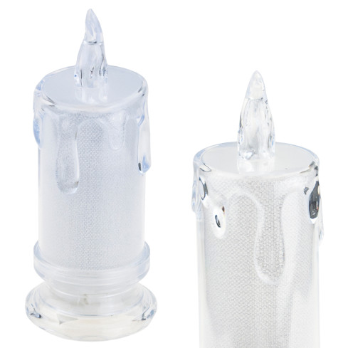 TG80351 ŚWIECZKI ŚWIECE WKŁADY EKO DO ZNICZA LED NA BATERIE ŚWIECA PŁOMIEŃ