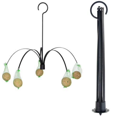 TG80442 KARMNIK DLA PTAKÓW wiszący na KULE TŁUSZCZOWE UCHWYT na KARMĘ NA ZIMĘ WIESZAK