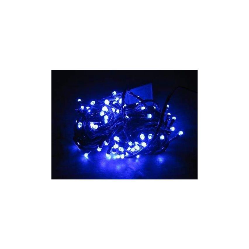 CC21 LAMPKI CHOINKOWE 300 LED niebieskie GRUBY KABEL