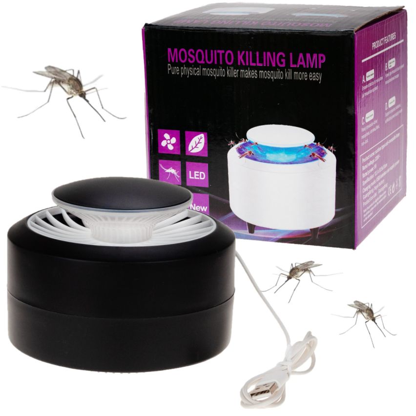 TG56290 LAMPA owadobójcza NA KOMARY owady led usb komarów