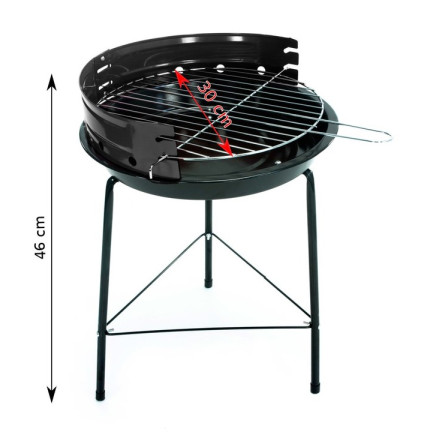 NN23 GRILL TURYSTYCZNY OGRODOWY GRIL REGULOWANY RUSZT