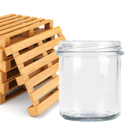 PAC3500/82 SŁOIK SŁOIKI SZKLANE 350 ml na PRZETWORY OGÓRKI MIÓD NALEWKI SOSY FI82