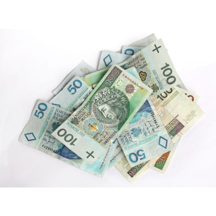 TG66239 PIENIĄDZE ZABAWKOWE ZESTAW BILON + BANKNOTY ZŁOTÓWKI