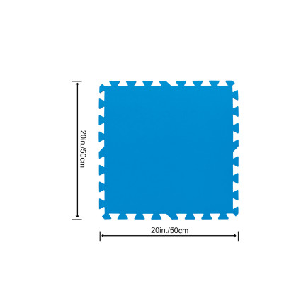58220 PIANKOWA MATA POD BASEN PODŁOGA 9szt puzzle panele BESTWAY