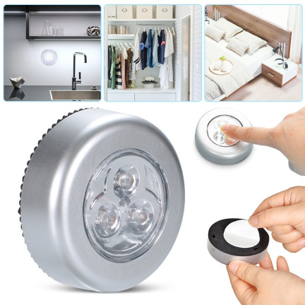 LP10 LAMPKA 3 LED SAMOPRZYLEPNA NA BATERIE SAMOPRZYLEPNE