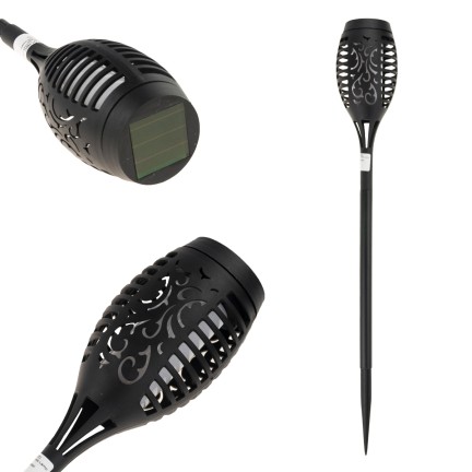 14550 Lampa solarna pochodnia, lampki solarne do ogrodu, oświetlenie ogrodowe led