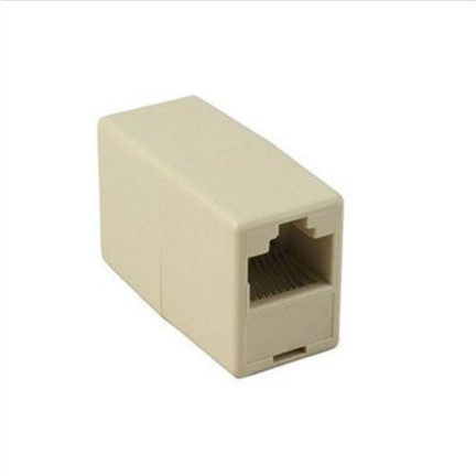 TV53 Łącznik kabli sieciowych, łącznik wtyku RJ45, adapter, 8P8C GOLD PLATED