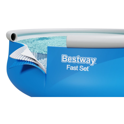 57274 BASEN OGRODOWY ROZPOROWY 366x76cm BESTWAY + POMPA
