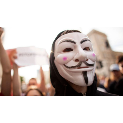 RR5 MASKA ANONYMOUS VENDETTA STOP ACTA HALLOWEEN