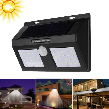 TG56408 PODWÓJNA LAMPA SOLARNA Z CZUJNIKIEM