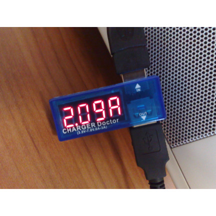 HH62 MIERNIK PRĄDU ŁADOWANIA WOLTOMIERZ USB