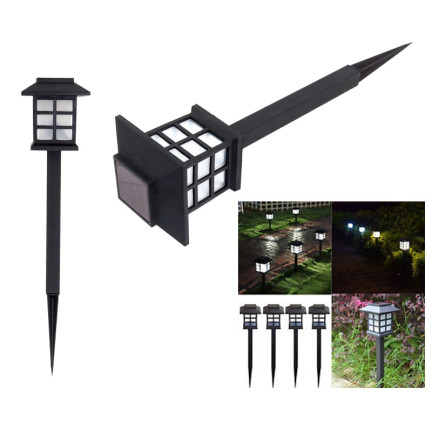 NN63 Lampa solarna led, latarnia ogrodowa, lampka wbijana