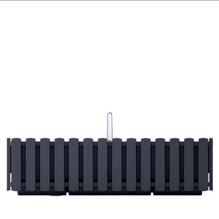 DDEF600W-S433 SKRZYNKA BALKONOWA DONICZKA 58cm Z UCHWYTAMI ANTRACYT miernik wilgoci