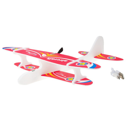 TG56683 SAMOLOT STYROPIANOWY LATAJĄCY PIANKOWY USB SILNIK SILNIKOWY ŁADOWANY