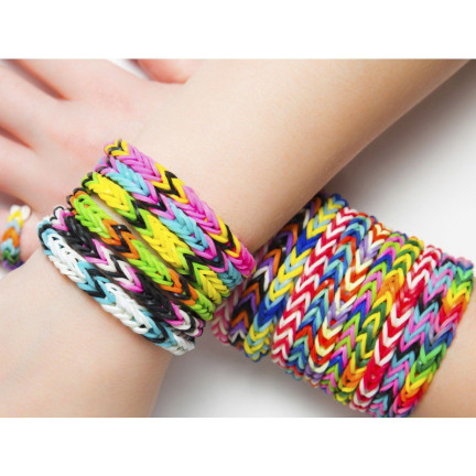 EE62 Zestaw LOOM BANDS 300 szt. PACHNĄCE
