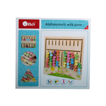 TG67010 SORTER DREWNIANY UKŁADANKA NAUKA DOPASUJ MONTESSORI ZABAWA LOGICZNA