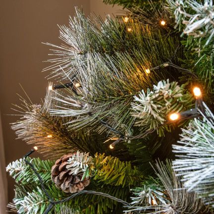 LC200 LAMPKI CHOINKOWE 200 LED BIAŁY CIEPŁE OŚWIETLENIE ŚWIĄTECZNE NA CHOINKĘ