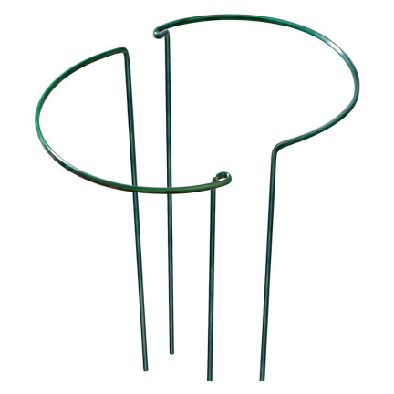 TG77641 Podpora pierścieniowa, podpórka metalowa, wspornik do roślin kwiatów, 60cm 2szt.