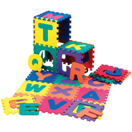 JJ80 EDUKACYJNE PUZZLE Z PIANKI PIANKOWE 36 ELEMEN