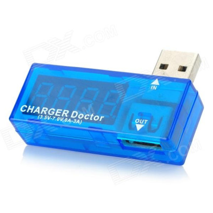 HH62 MIERNIK PRĄDU ŁADOWANIA WOLTOMIERZ USB